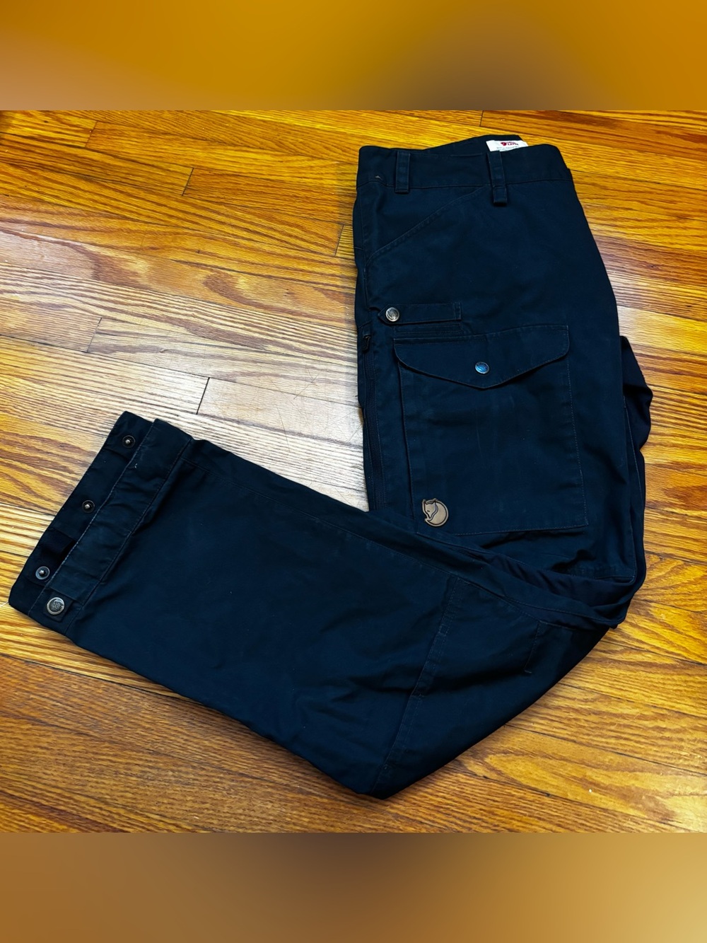 Fjallraven Women's Black Utility Track Pants